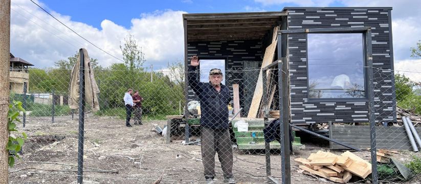 Дом для 69-летнего пенсионера из Натухаевской под Новороссийском, строящийся на пожертвования, почти готов