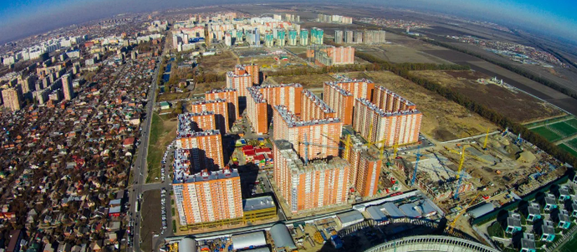 Краснодарский край занял второе место в России по жилищному строительству
