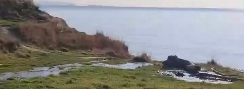 В Новороссийске канализация водопадом сливается в море: видео 