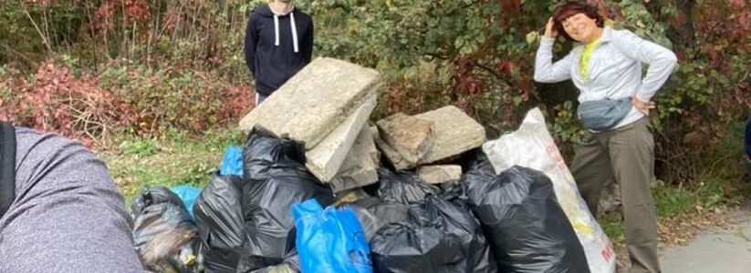 Новороссийские активисты собрали 25 мешков мусора в Цемесской роще: нужна помощь