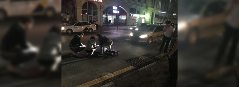 В центре Новороссийска на пешеходном переходе пострадал 51-летний мужчина