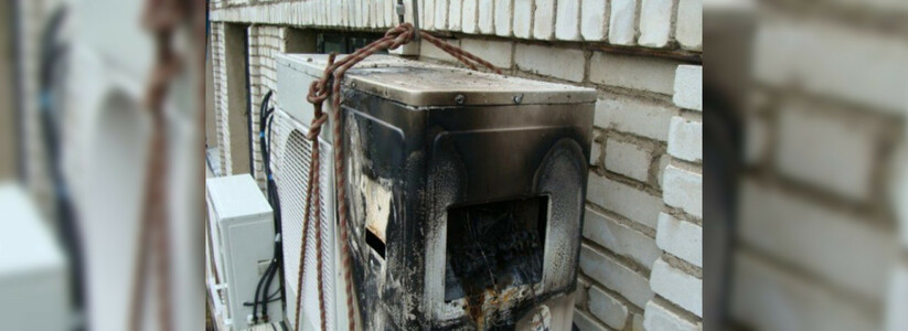 В Новороссийске в квартире случился пожар из-за неисправной сплит-системы
