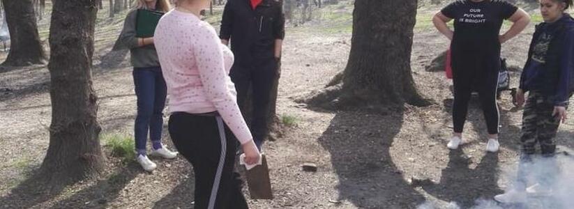 Чиновники и полицейские "ловили" шашлычников в Пионерской роще Новороссийска