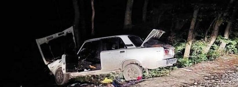 Местные жители обнаружили разбитую «семерку» в лесу под Новороссийском