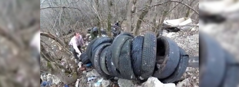Сотни покрышек и горы пластика вывезли джиперы и байкеры из ущелья Новороссийска: видео генеральной уборки