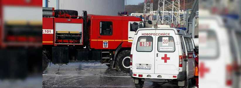 Названо число пострадавших в результате пожара на нефтебазе в Новороссийске