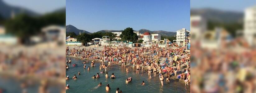 Пляжи у Черного моря на Кубани загружены на 100 процентов