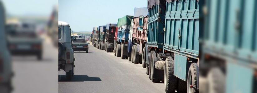 В случае образования заторов на дорогах в Новороссийске запретят движение грузовикам