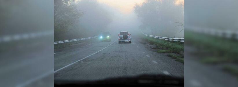 В Краснодарском крае начался сезон туманов: инспекторы рассказали, как двигаться по дороге в таких условиях