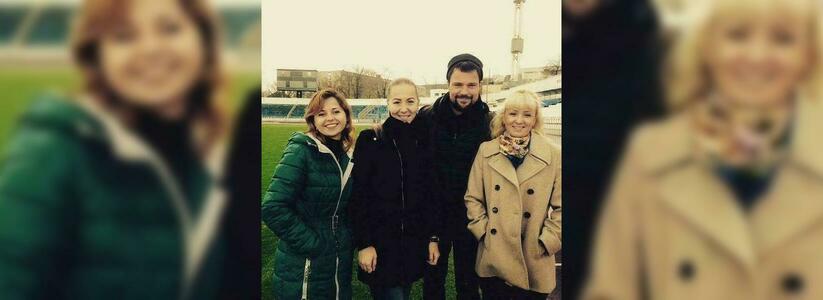 Данила Козловский выбирал в Новороссийске стадион для своего будущего фильма