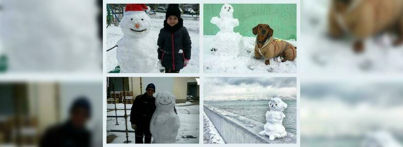 8 крутых фото снеговиков в Новороссийске - обзор социальных сетей