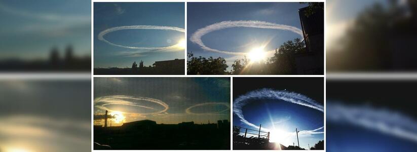 Необычные облака в форме колец удивили жителей Новороссийска