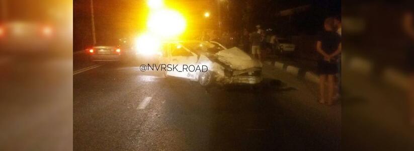Ночью под Новороссийском произошло серьезное ДТП: лоб в лоб столкнулись два автомобиля