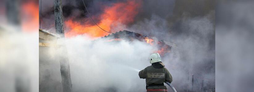 В пожаре под Новороссийском погиб 47-летний мужчина