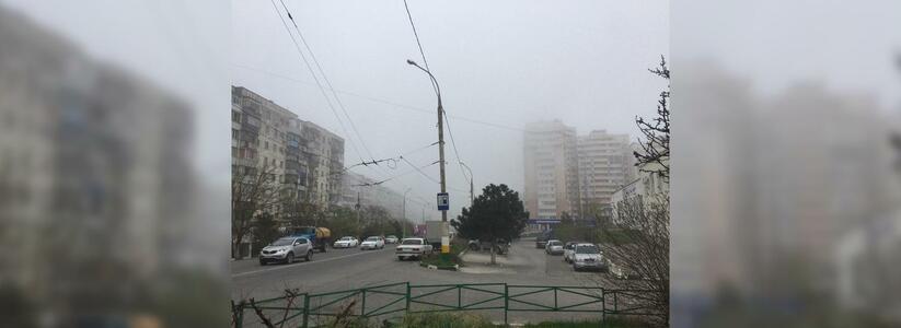 Сегодня Новороссийск покрыт туманом: фоторепортаж НАШЕЙ с городских улиц
