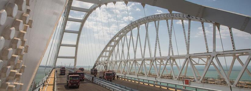 Автомобильное движение по Крымскому мосту откроют во второй половине мая