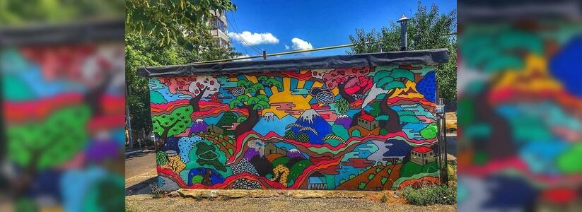 В Новороссийске граффити-художники  превратили гараж в настоящий арт-объект