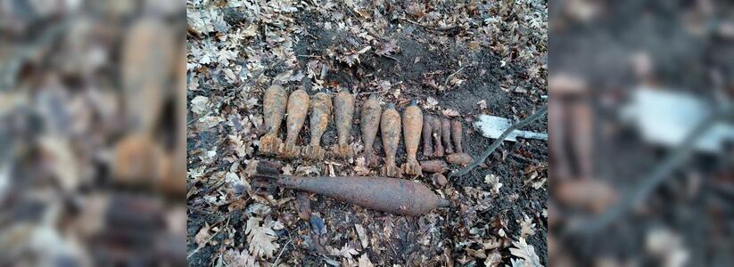 Под Новороссийском в лесу нашли 14 боевых снарядов