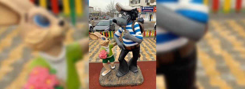 На детских площадках Новороссийска появились фигуры героев известных мультфильмов