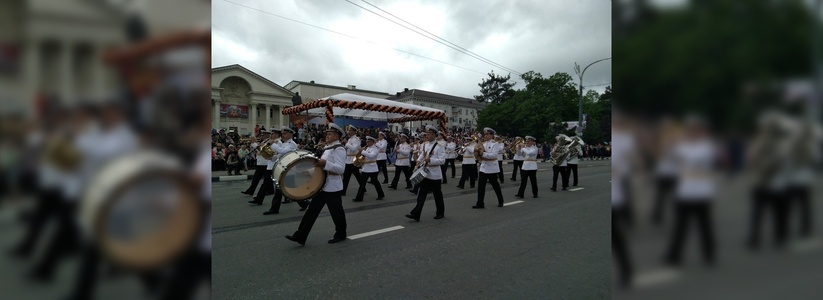 В Новороссийске прошла репетиция парада ко Дню Победы
