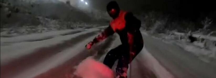 Сноубординг и покатушки на покрышке: экстремальные развлечения новороссийцев на снегу