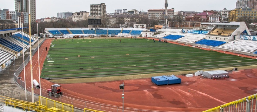 Открыть стадион в Новороссийске после ремонта обещали во второй половине февраля, но работы еще продолжаются