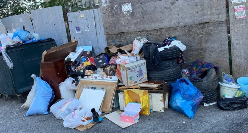 «Жуткая вонь!»: новороссийцы жалуются на переполненные контейнеры и горы зловонного мусора вокруг баков