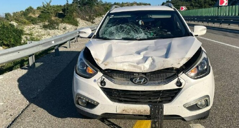 Под Новороссийском иномарка насмерть сбила мужчину, который шел по трассе