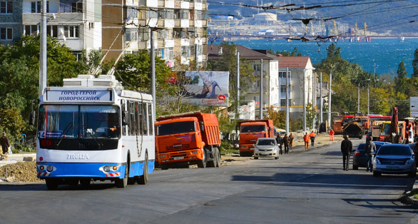 В Новороссийске появятся первые выделенные полосы для общественного транспорта