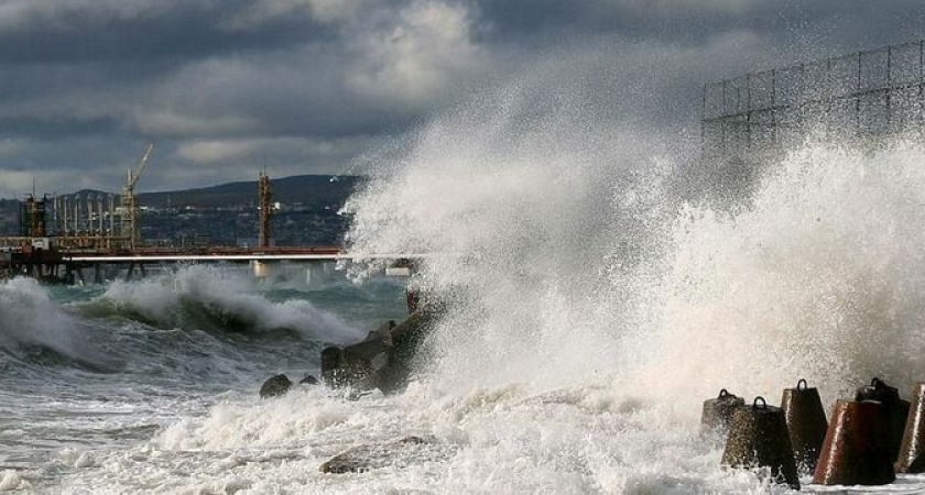  На Черноморское побережье надвигается очередной мощный шторм 