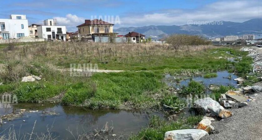 "Мы скоро утонем в этом болоте!": новороссийцы пожаловались на слив канализации в районе 5-й бригады