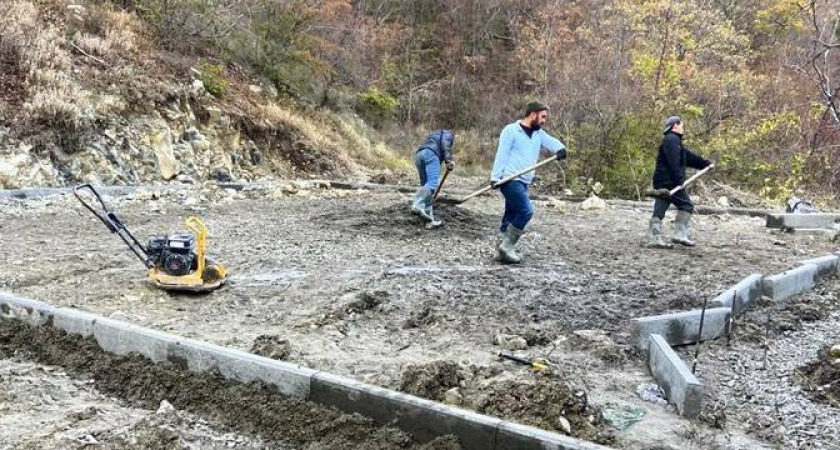 В природном парке «Маркотх» под Новороссийском идет строительство нового терренкура