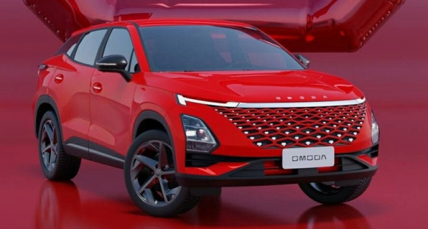 OMODA останавливается на красном: кроссовер будущего в максимально ярком цвете