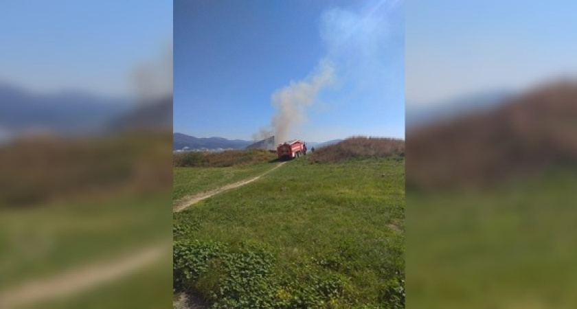 Жители Новороссийска заметили густые клубы дыма над Малой Землей