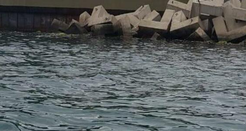 В Новороссийске с пирса в море упал рыбак