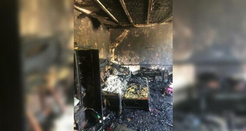 Пожар уничтожил дом молодой семьи в Новороссийске: погорельцы просят помощи