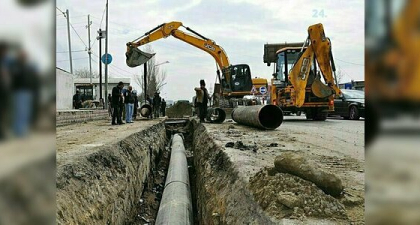 Из-за прокладки трубы в Южном районе Новороссийска организовали реверсивное движение