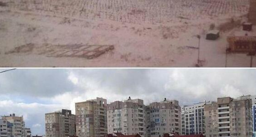 В 90-е в Новороссийске на месте нынешних многоэтажек на проспекте Дзержинского росли виноградники