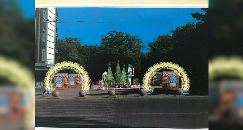 Елка в стиле гжель, «Щелкунчик» и сказочный сад: как украсят Новороссийск к Новому году