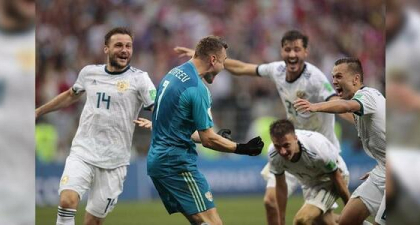 «Испания! Давай, до свидания!»: как новороссийцы празднуют выход сборной России по футболу в 1/4 финала ЧМ-2018