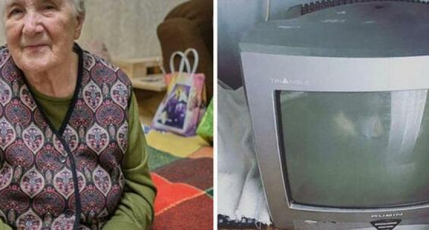 Новороссийские волонтеры ищут телевизор для бабушки. Ее старенький - сломался