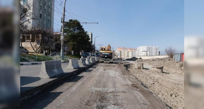 Власти Новороссийска решили не перекрывать улицу Видова на время реконструкции