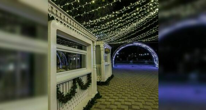 В парке Фрунзе появился арт-базар. Площадка стала еще одним местом для новогодних фотографий новороссийцев