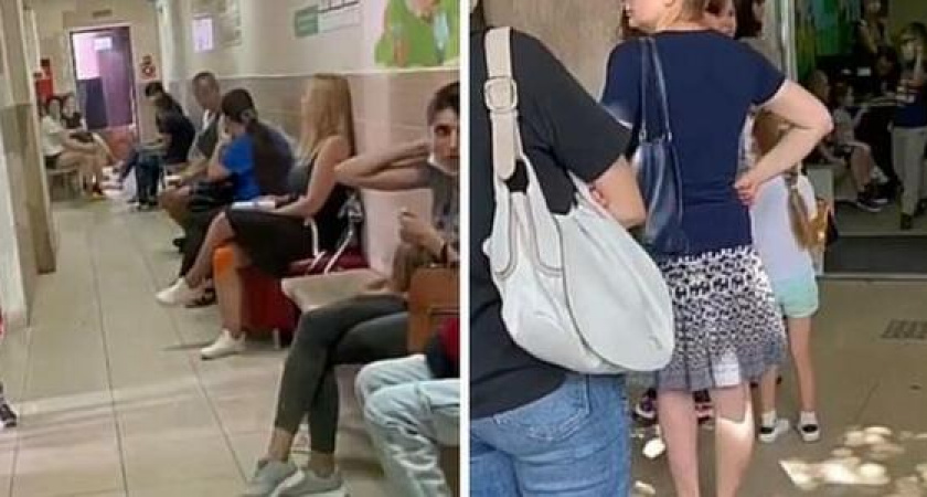 "Как власти заботятся о здоровье детей": очередь в детскую поликлинику Новороссийска начинается на улице