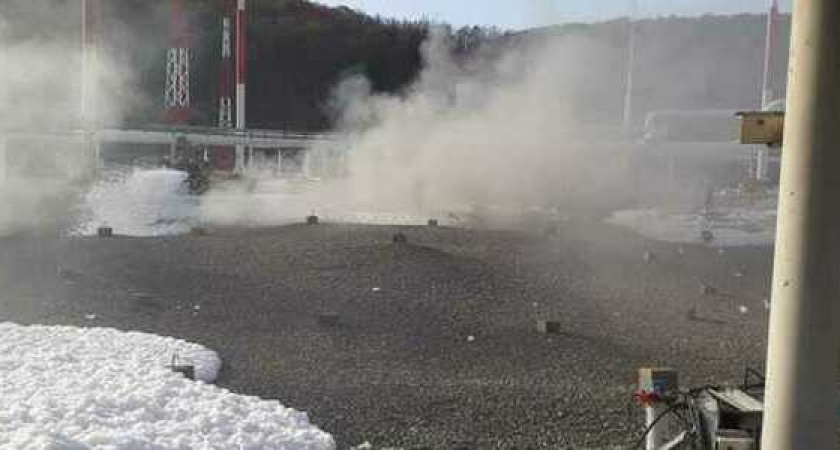 Срочно! В Новороссийске произошел пожар на территории резервуарного парка нефтебазы «Грушовая». Видео с места ЧП