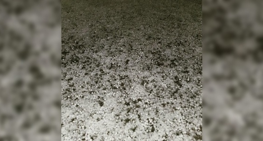 Февральским вечером на Новороссийск обрушился град (фото и видео)