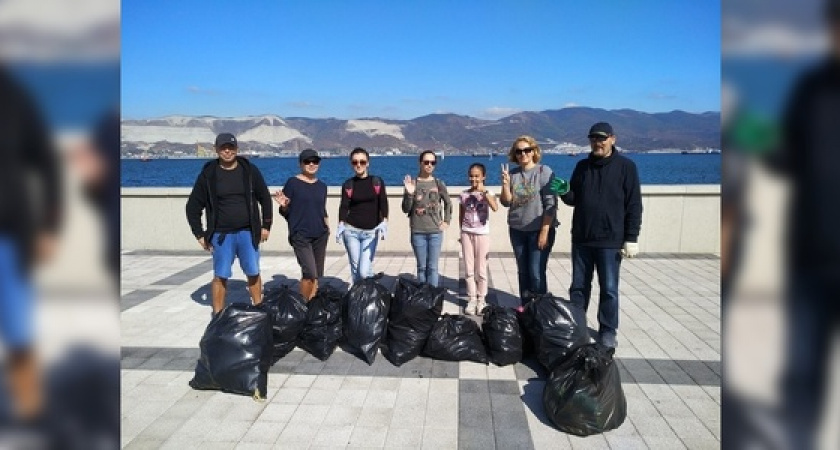 В Новороссийске прошла экологическая акция «Чистое Черное море»