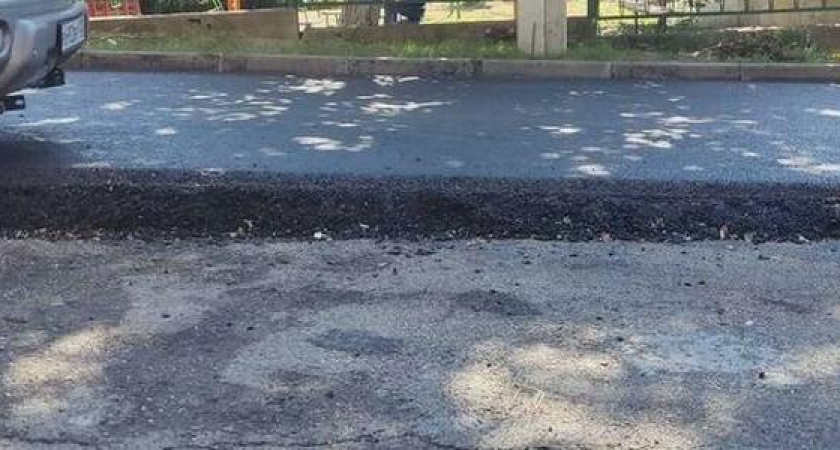 Новороссийцы пожаловались, что в их дворе положили новый асфальт, а съезд сделать отказались
