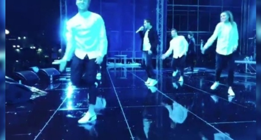 «Было очень мокро»: Дима Билан выложил в своем Instagram видео с концерта в Новороссийске