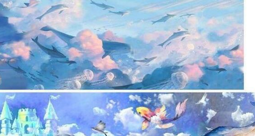 Художники нарисовали эскизы граффити для нанесения на стену в районе четвертой очереди набережной